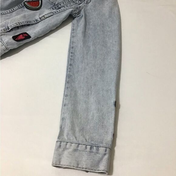 ZARA TRF Denim Jacket Trucker Style Size Medium - Picture 11 of 16